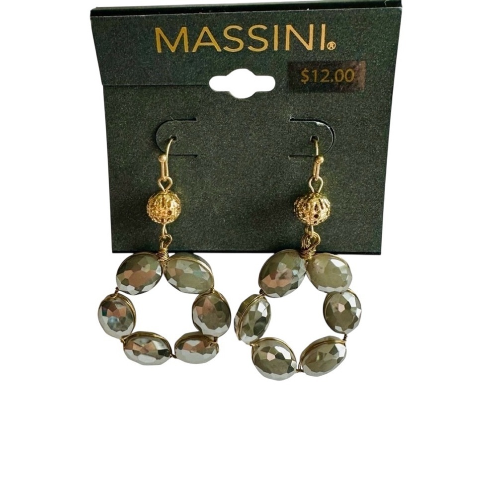 Massini Gold and Silver Tone Earrings